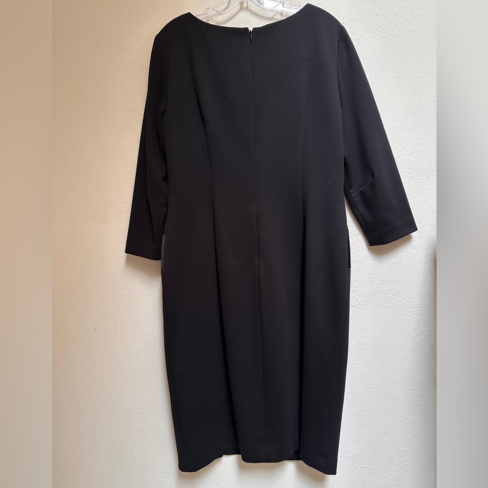 Liz Claiborne Black Long Sleeve Dress - Picture 5 of 6